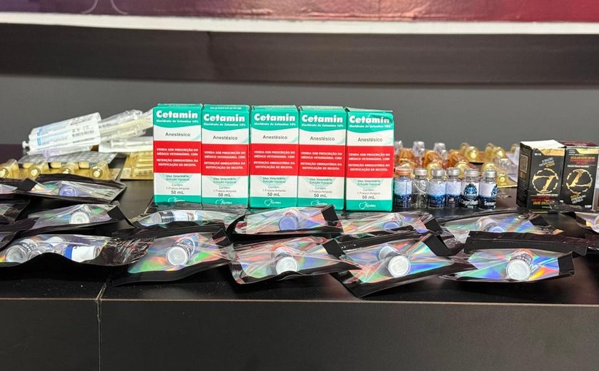 Homem é preso com cetamina e remédios para emagrecer após interceptação de encomenda