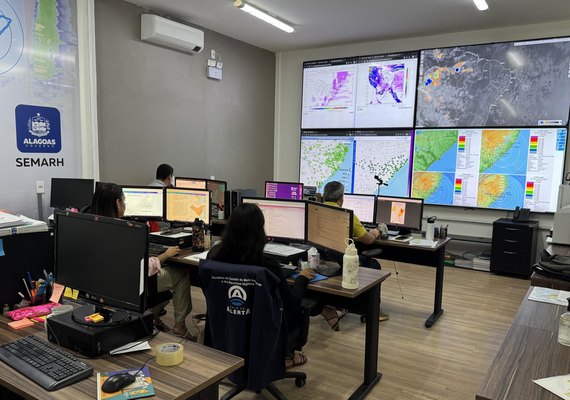 Semarh emite novo alerta meteorológico devido às chuvas intensas em Alagoas