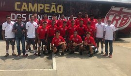 CRB viaja para Sergipe nesta quinta-feira para disputar Copa do Nordeste Sub-20