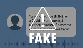 É falso que H3N2 seja o novo coronavírus em pacientes já vacinados contra Covid-19