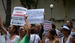 Moradores da zona sul do Rio vão às ruas em protesto contra violência