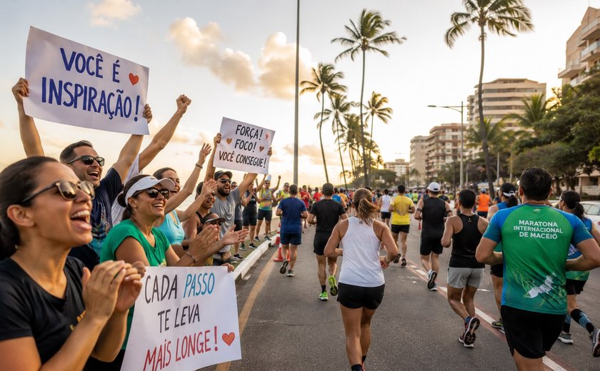 Torcida também faz parte da corrida: apoio do público pode impulsionar o desempenho dos atletas na Maratona Internacional de Maceió