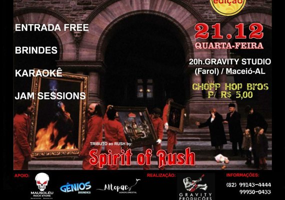 Festa do Rush Day será nesta quarta-feira, 21 em Maceió com muito rock