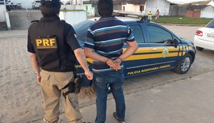 Mais um foragido da Justiça é preso pela PRF em Alagoas