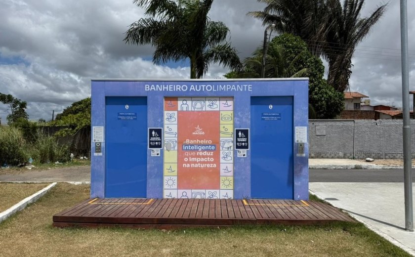 Banheiro autolimpante são instalados no Mirante da Santa Amélia