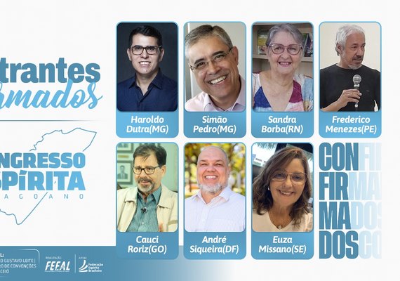 9º Congresso Espírita Alagoano promete reunir espiritualidade, sustentabilidade e grandes nomes do Espiritismo