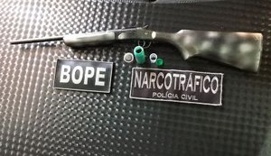 Bope e DRN prendem indivíduo por possuir rifle em Santa Luzia do Norte