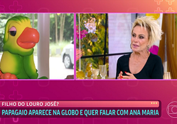 Ana Maria Braga se emociona ao apresentar novo Louro José