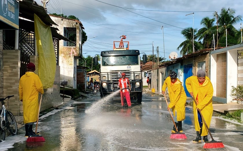 Prefeitura do Pilar inicia operação de limpeza e higienização nos bairros