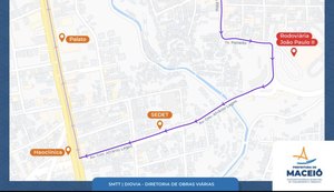 Ladeira da Moenda é interditada para obras de saneamento a partir desta segunda (7)