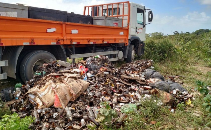 Sedet flagra descarte irregular de resíduos sólidos no Tabuleiro do Martins