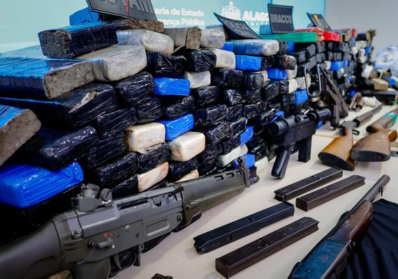 Alagoas já registra apreensão de duas toneladas de drogas em 2025