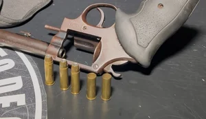 Arma de fogo e munições são apreendidas no bairro de Ipioca