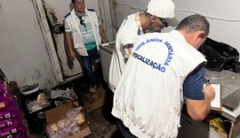 Vigilância Sanitária apreende 80 kg de alimentos estragados no Jacintinho