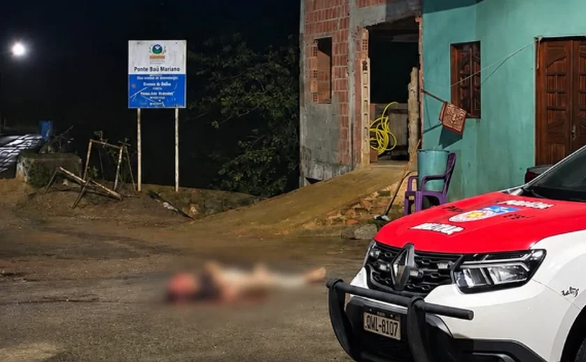 Homem é encontrado morto com as mãos amarradas após ser baleado em Porto Calvo