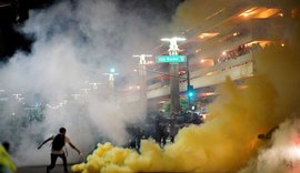 Protesto contra Trump na fronteira com o México termina em confronto