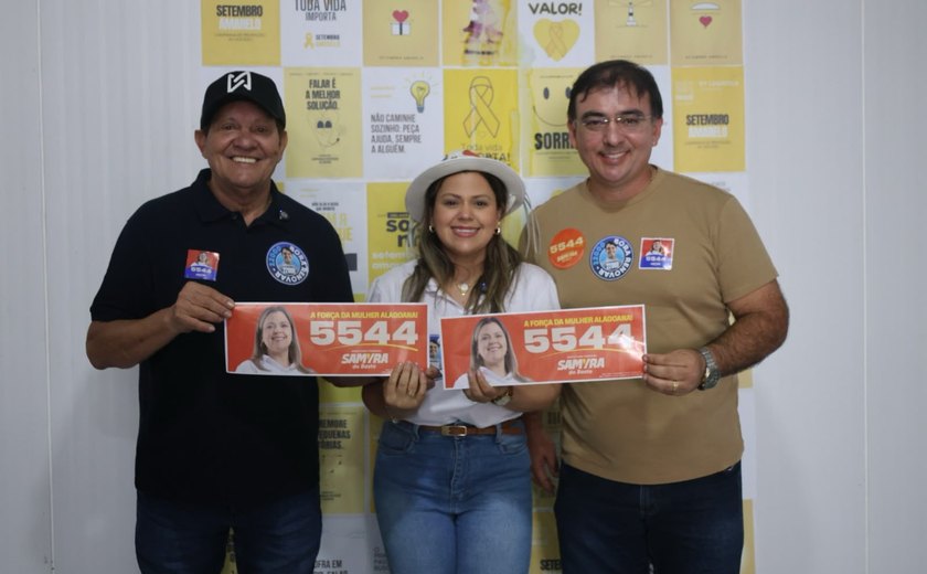 Rafael Tenório declara voto para Samyra do Basto e aposta em eleição da candidata para representar Alagoas em Brasília