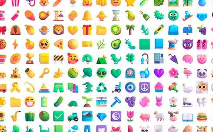 Microsoft lança novos emojis do Windows 11 em 2D