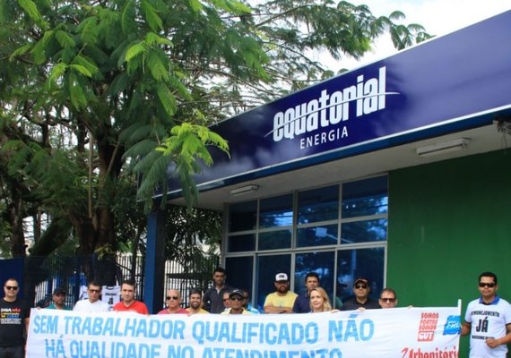 Trabalhadores da Equatorial voltam a protestar por demissões em massa na empresa