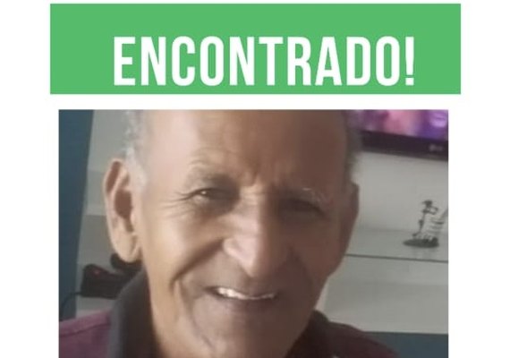 Idoso desaparecido no Santo Eduardo é encontrado