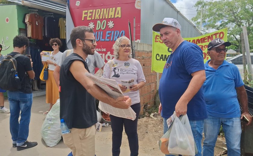 Lenilda Luna visita feirinha do Tabuleiro e cobra condições dignas para feirantes e pedestres