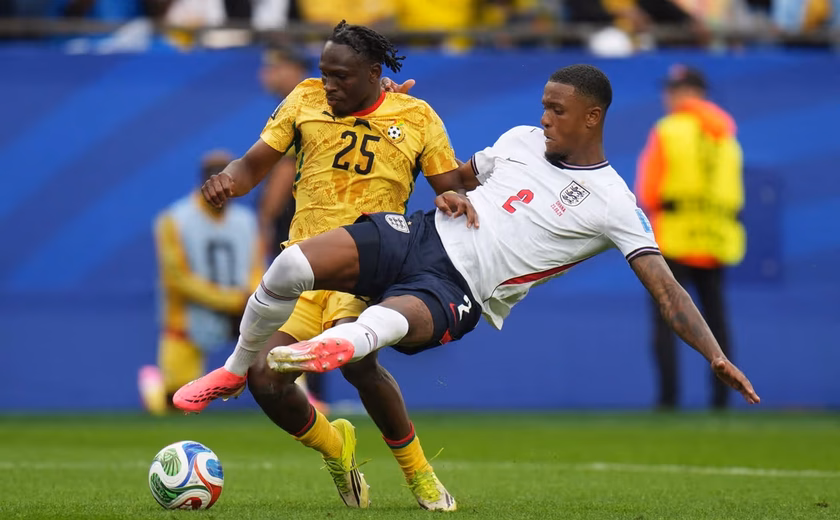 Inglaterra não consegue superar retranca de Gana e jogo termina 0x0