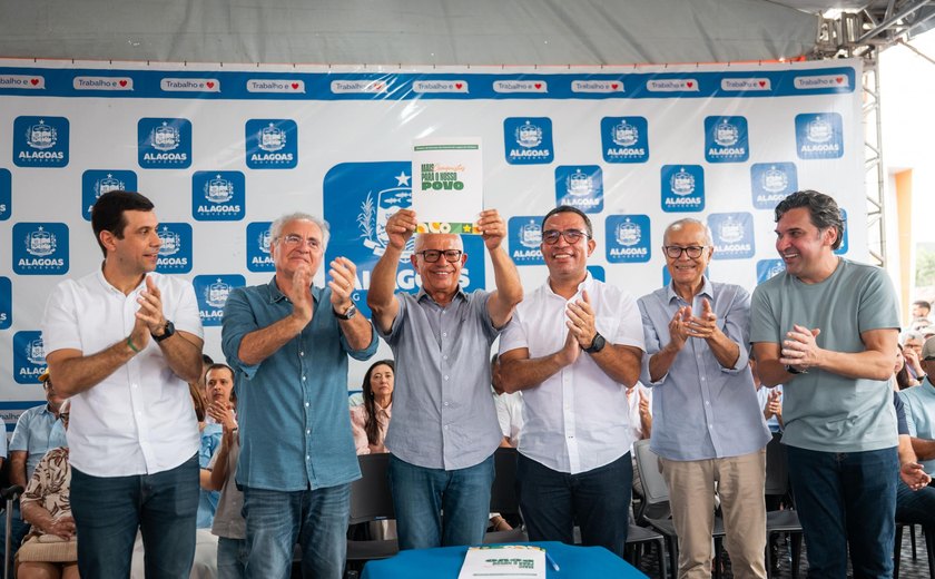 Governo do Estado entrega obras do Pró-Estrada em Estrela de Alagoas