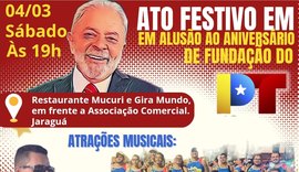 PT Alagoas e Maceió convidam a militância para o ato político de comemoração dos 43 anos de fundação do partido