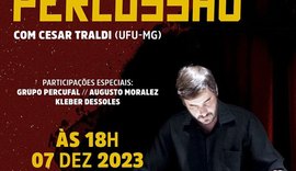 Ufal e federal de Uberlândia promovem concerto de Percussão com Cesar Traldi