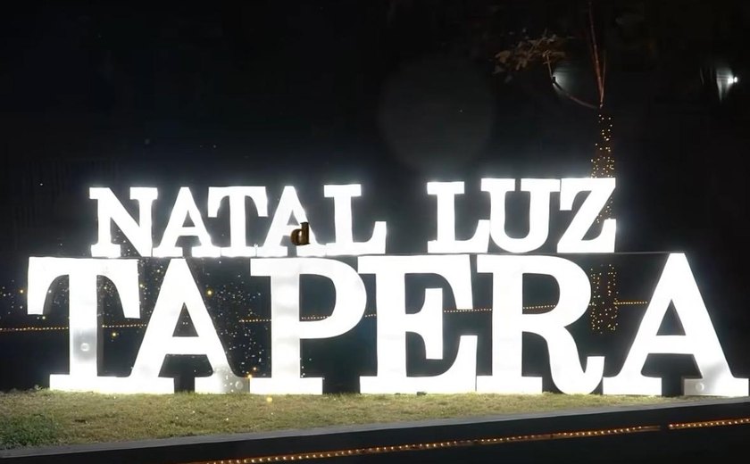 Tapera completa 68 anos com programação festiva e 'Natal Luz' pra lá de arretado