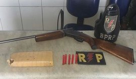 Radiopatrulha apreende duas armas de fogo e mais de 800 gramas de maconha