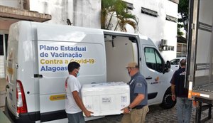 Municípios receberam do Governo de AL 66.450 doses para vacinar contra a Covid-19