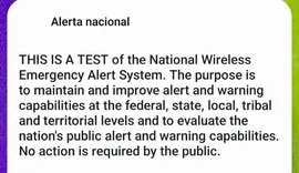 Alarmes de celular soam na mesma hora nos Estados Unidos em teste de emergência