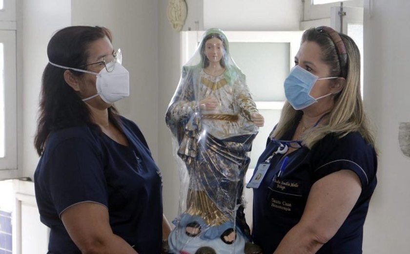 Capela de São Vicente de Paulo recebe visita da réplica de Nossa Senhora dos Prazeres