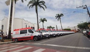 Governo de Alagoas investe R$ 3,8 milhões em 20 novas ambulâncias para o Samu