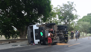 Mulher fica presa às ferragens e é resgatada pelo CBM/AL em Pilar