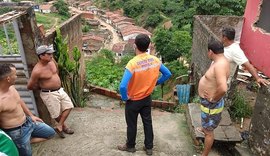 Defesa Civil emite alerta para risco de deslizamentos de terra
