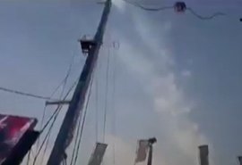 Cabo de segurança se rompe em atração na Espanha e deixa quatro crianças feridas