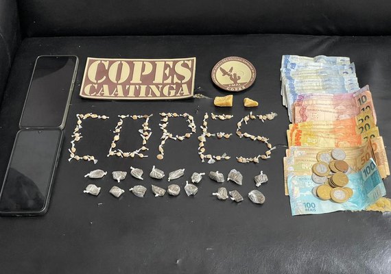 Armas, drogas e munições são retiradas de circulação pela PM no interior