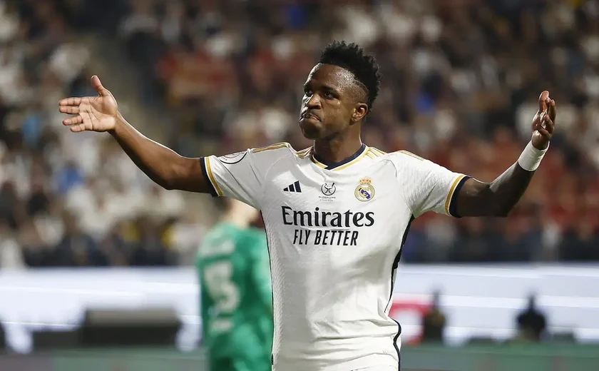 Vinícius Júnior brilha e Real Madrid conquista Supercopa da Espanha