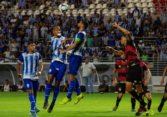 CSA perde para o Sport por 1x0 no Rei Pelé em estreia pela Copa do Nordeste