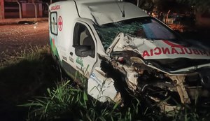 Motociclista morre depois de colidir de frente com ambulância na AL-485