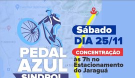 Sindpol realiza passeio ciclístico Pedal Azul para prevenção ao câncer de próstata neste sábado(25)