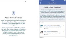 Erro no Facebook muda privacidade de posts de 14 milhões de usuários