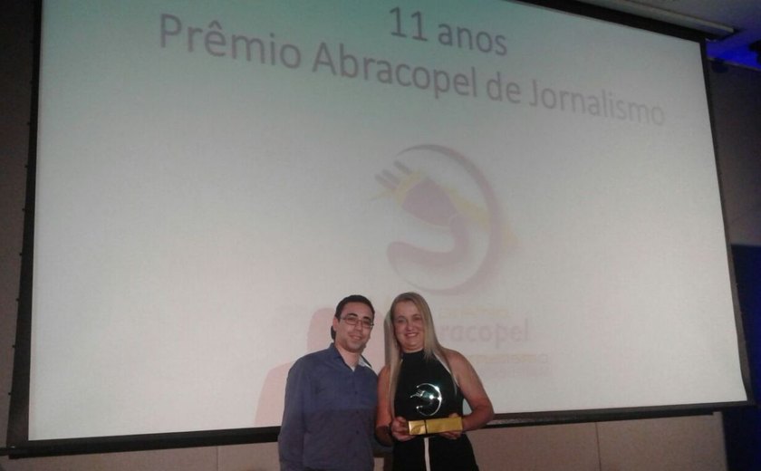 Repórter do Tribuna Hoje vence a 11° edição do Prêmio Abracopel de Jornalismo