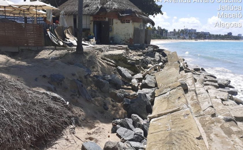 IMA solicita ações para conter erosão marinha nas praias de Maceió