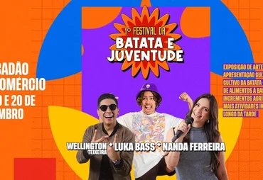 Feira Grande destaca sua identidade com o 1º Festival da Batata e Juventude