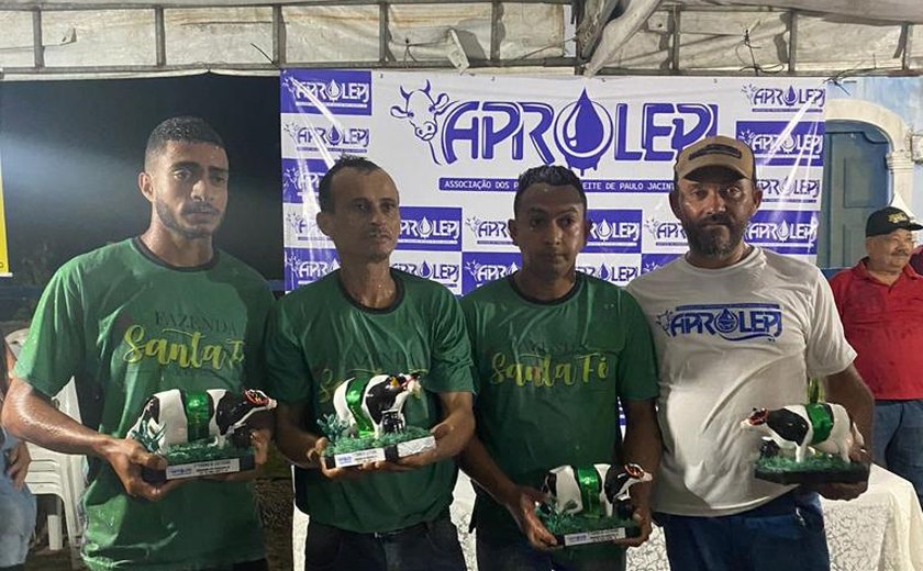 Torneio Leiteiro premia produtores de vacas e novilhas no interior de Alagoas