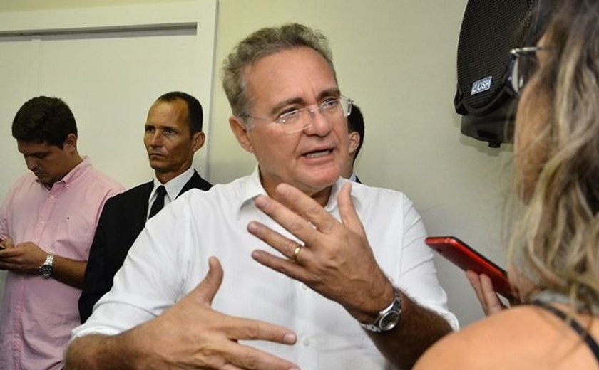 Renan enfrenta a ira de opositores em Brasília