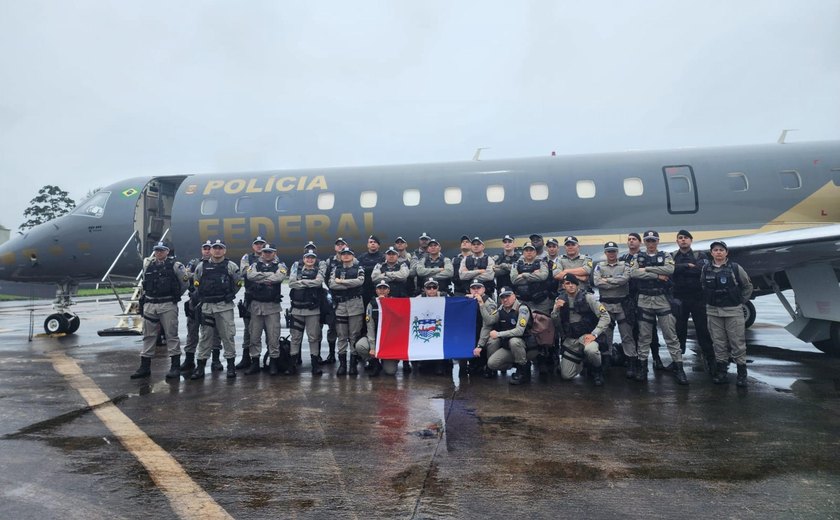 31 policiais militares de AL são enviados para auxiliar Força Nacional no Rio de Janeiro